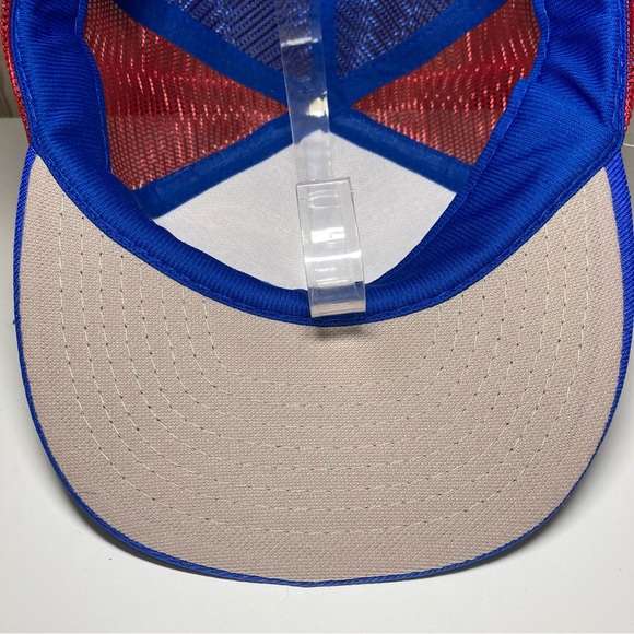 MLB Montreal Expos Size Med/Large ANNCO Tri-Color Mesh Snapback Trucker RARE - Picture 14 of 16